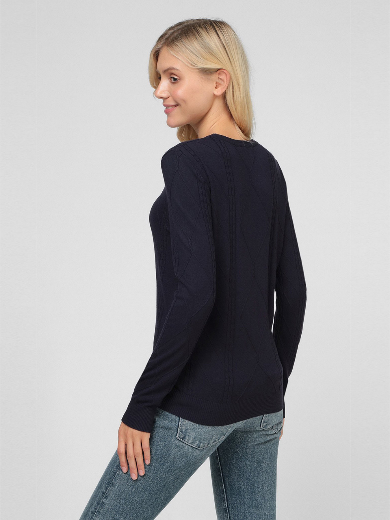 Джемпер Sassofono модель A191-SF-471111, СИНІЙ Фото