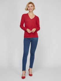 Джемпер Sassofono модель A191-SF-461111, Червоний Фото