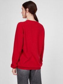 Джемпер Sassofono модель A191-SF-461112, Червоний Фото