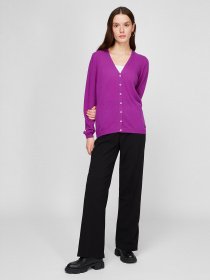 Кардиган Sassofono модель A191-SF-461113, Ліловий Фото