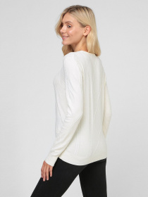 Джемпер Sassofono модель A191-SF-471111, СЛОНОВА КІСТКА Фото