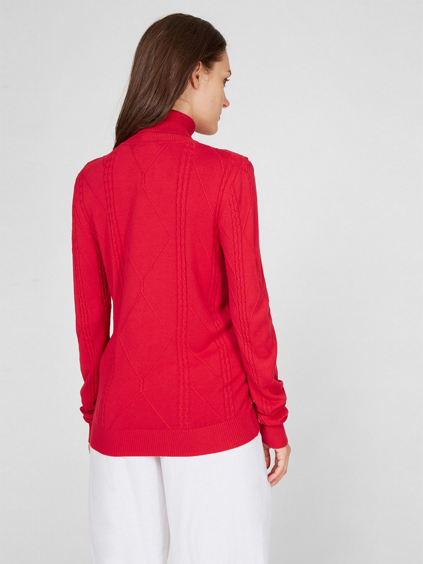 Водолазка Sassofono модель A191-SF-471112, ЧЕРВОНИЙ Фото