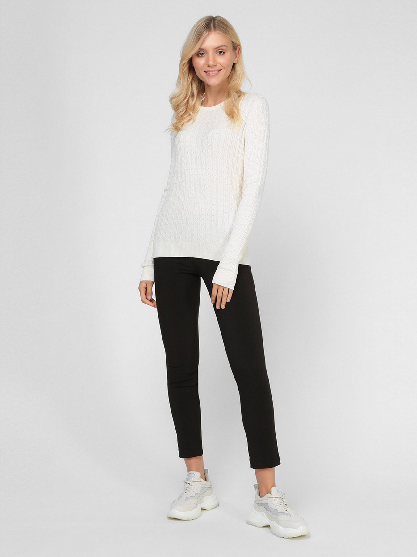 Джемпер Sassofono модель A191-SF-472111, СЛОНОВА КІСТКА Фото