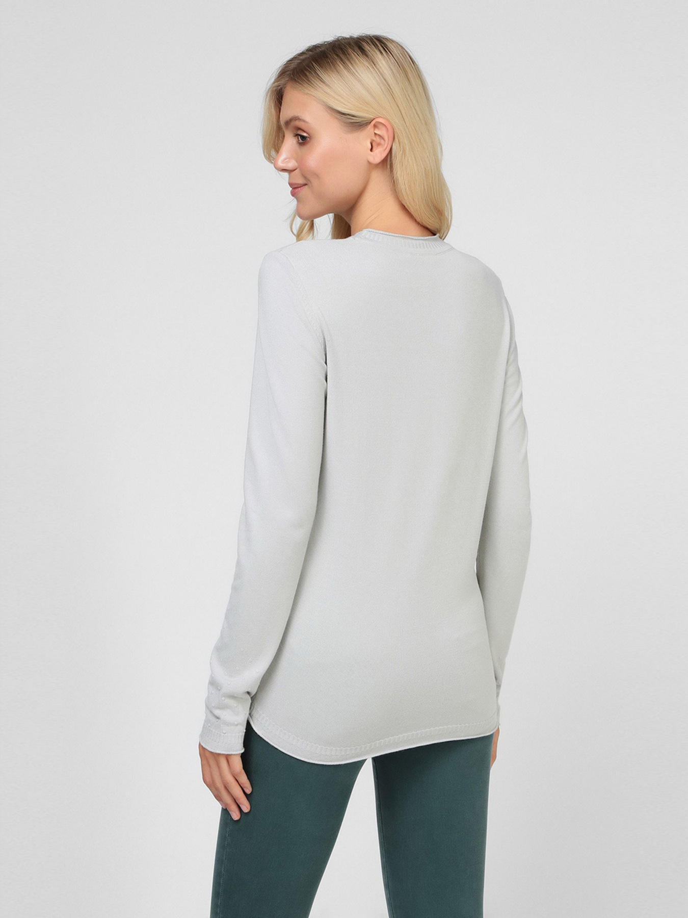 Джемпер Sassofono модель A191-SF-474112, СІРИЙ Фото