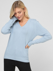 Джемпер Sassofono модель A191-SF-471113, БЛАКИТНИЙ Фото