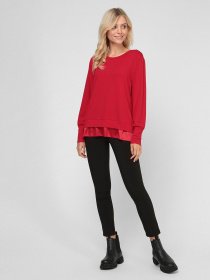 Джемпер Sassofono модель A191-SF-707355, ЧЕРВОНИЙ Джемпер Sassofono модель A191-SF-707355, ЧЕРВОНИЙ Фото