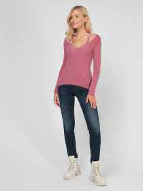 Джемпер Sassofono модель A191-SF-712111, Світло-гранатовий Фото