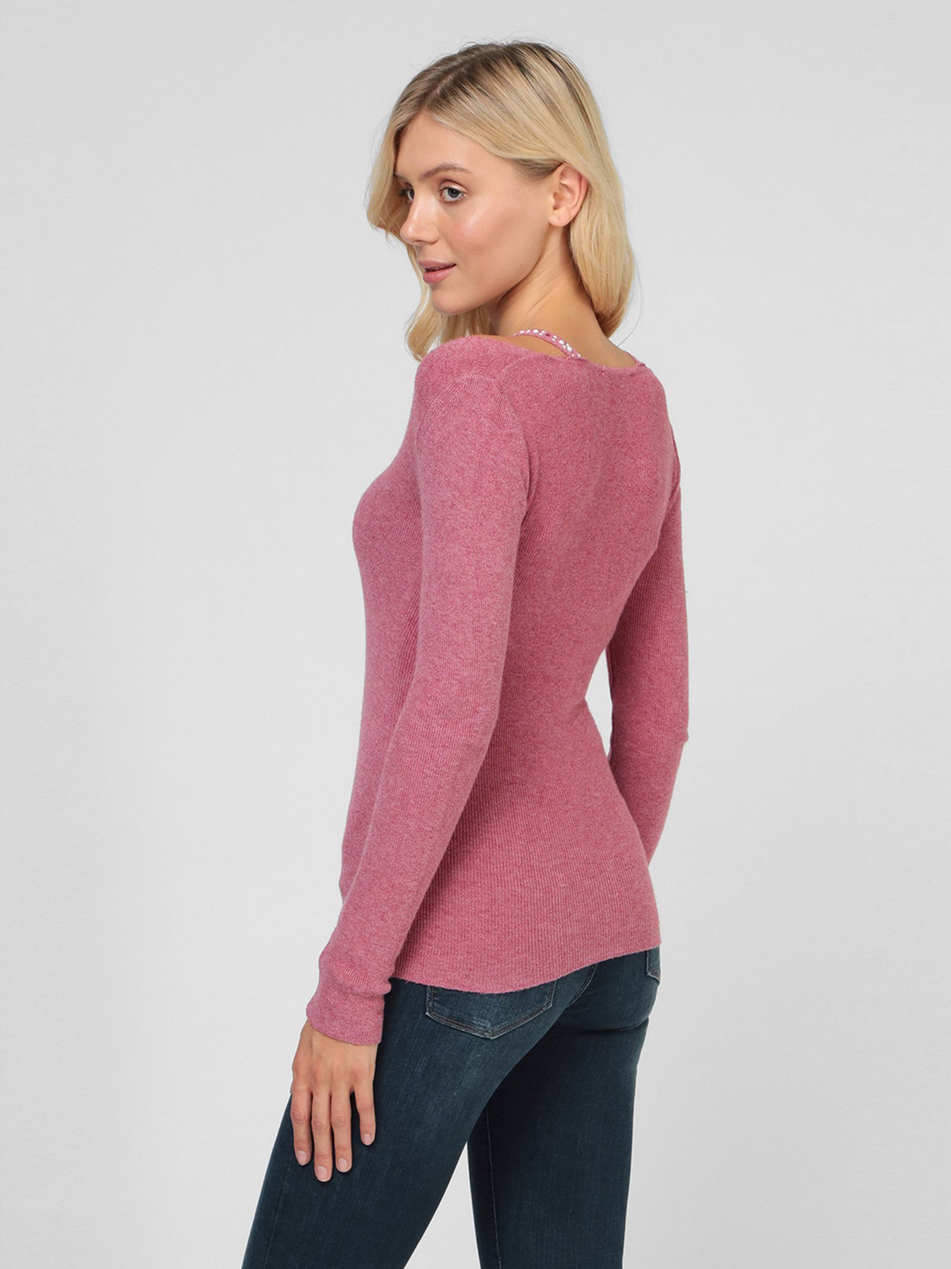 Джемпер Sassofono модель A191-SF-712111, Світло-гранатовий Фото