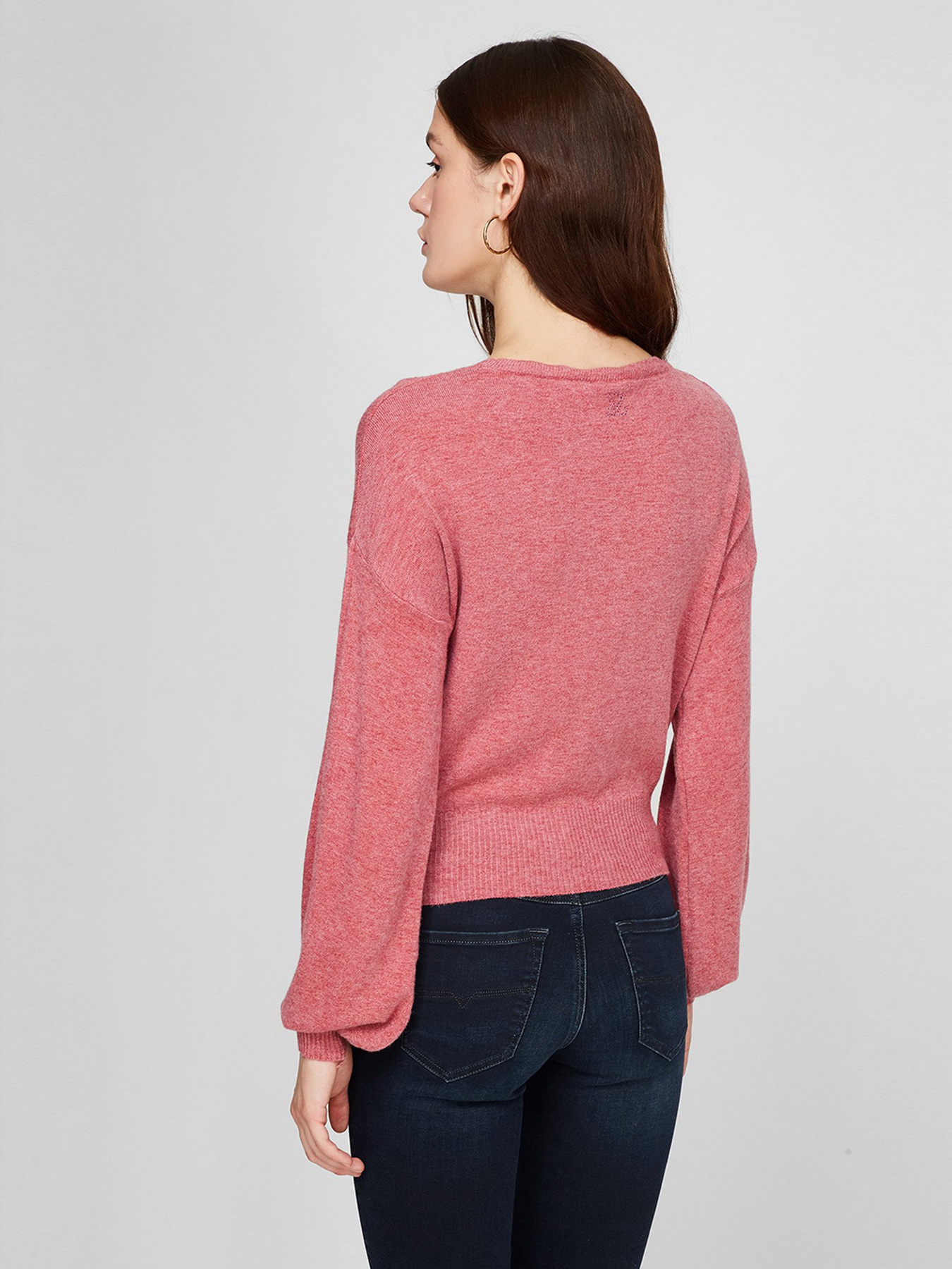 Джемпер Sassofono модель A191-SF-720111, Світло-гранатовий Фото