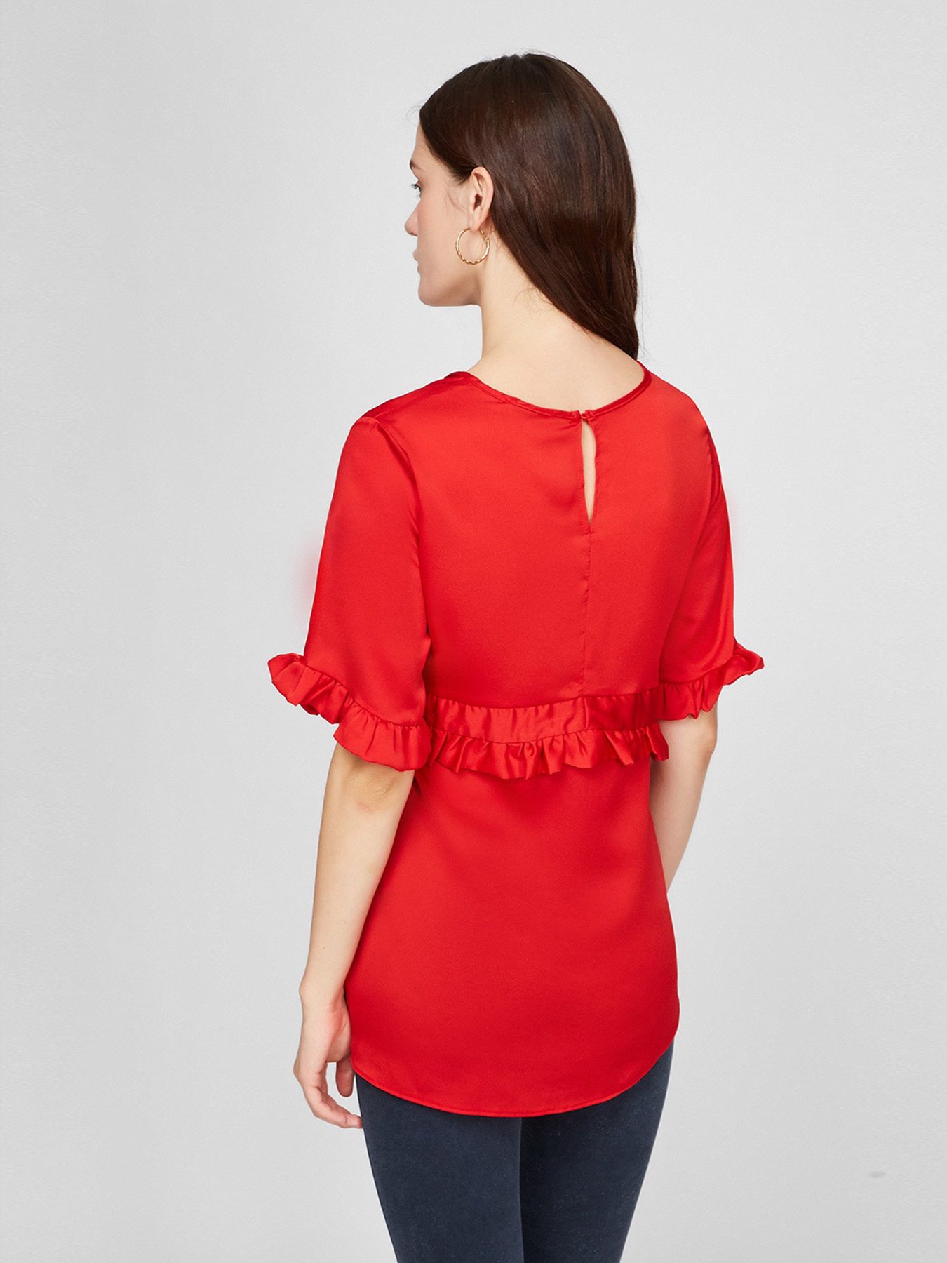 Блуза Sassofono модель A191SC139125, ЧЕРВОНИЙ Фото