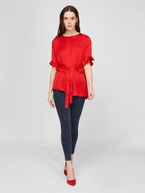 Блуза Sassofono модель A191SC139125, ЧЕРВОНИЙ Фото