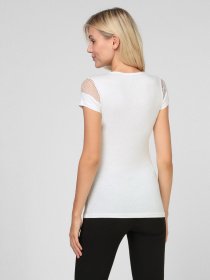 Футболка Sassofono модель A191SC8YB123, МОЛОЧНИЙ Фото