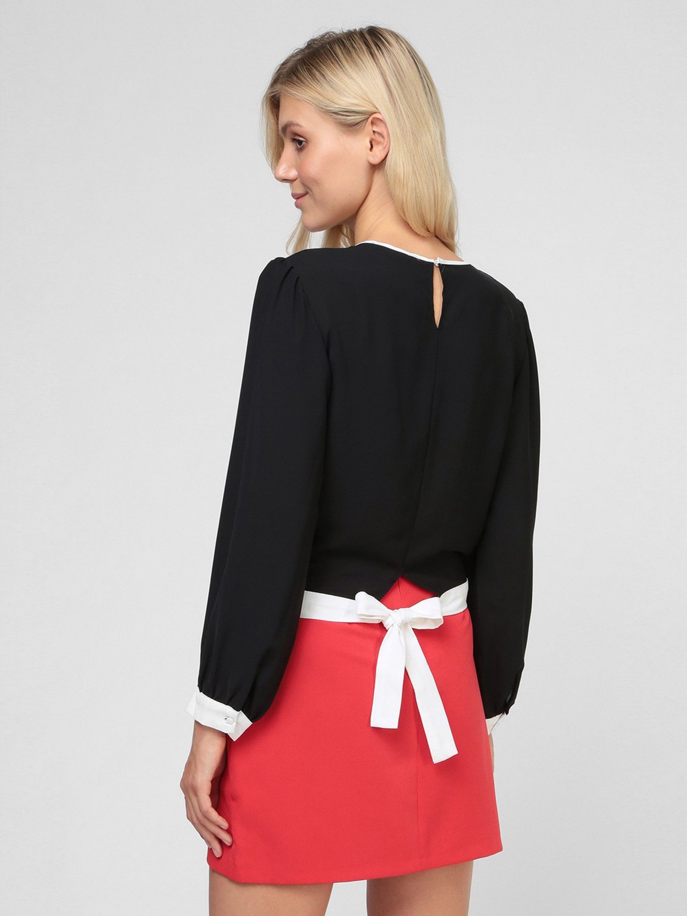 Блуза Sassofono модель A191SC8YB167, Чорний Блуза Sassofono модель A191SC8YB167, Чорний Фото