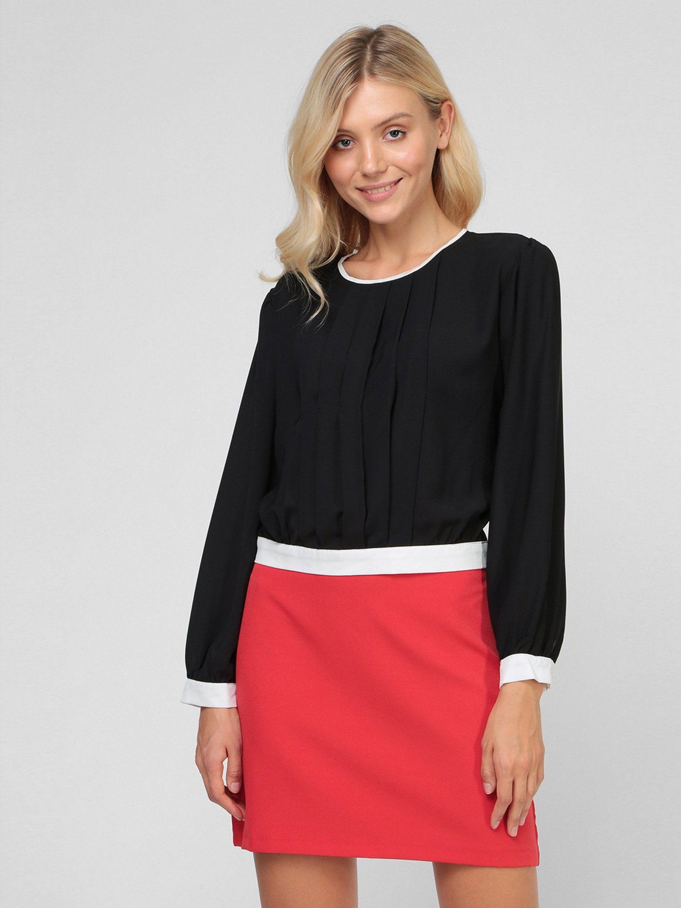 Блуза Sassofono модель A191SC8YB167, Чорний Блуза Sassofono модель A191SC8YB167, Чорний Фото