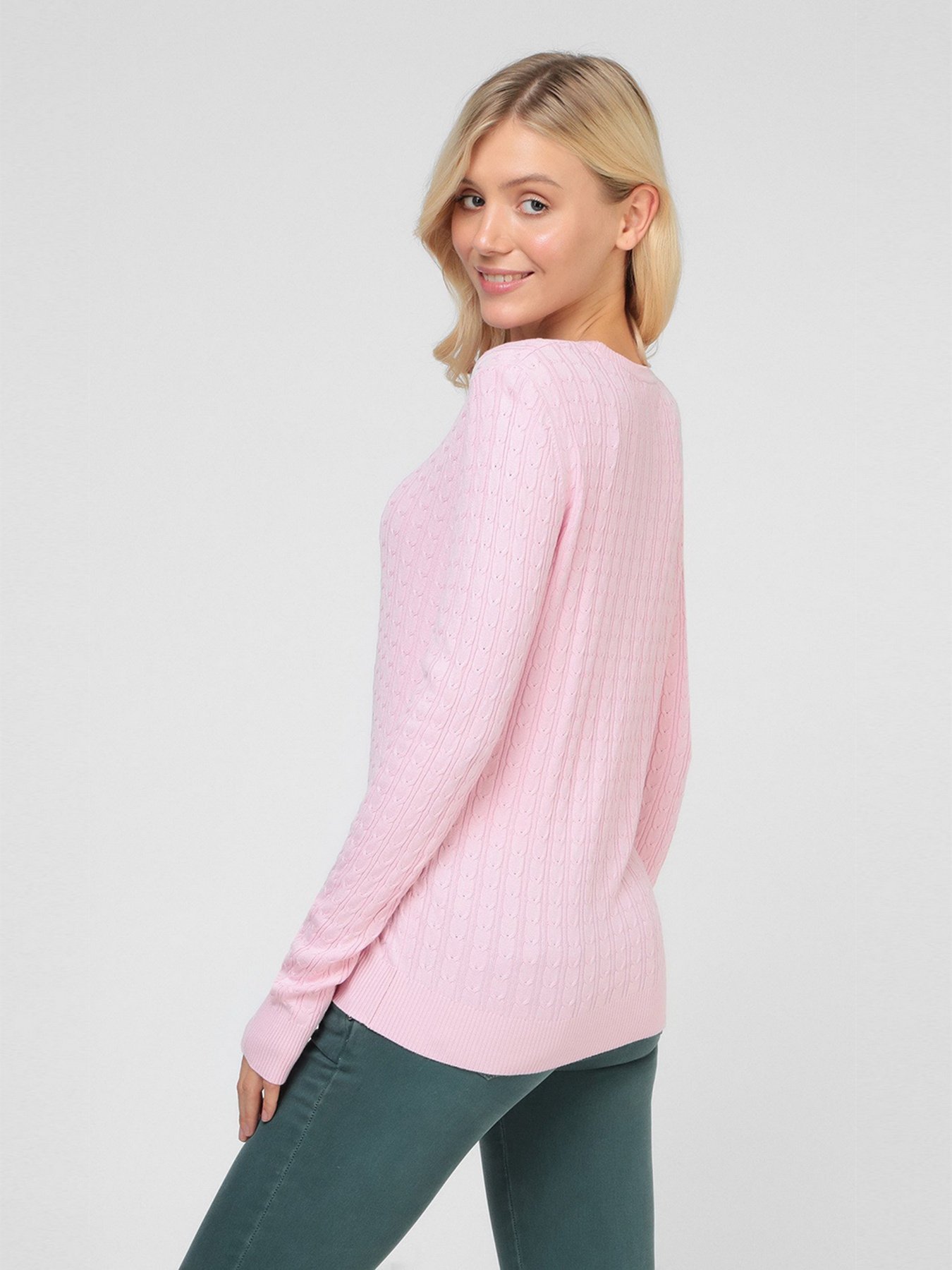 Джемпер Sassofono модель A191-SF-472111, ПУДРОВИЙ Фото