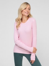 Джемпер Sassofono модель A191-SF-472111, ПУДРОВИЙ Фото