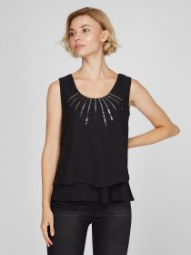 Майка для дому Sassofono Модель A191SC8YB394, Чорний Фото