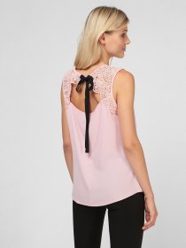 Блуза Sassofono модель A191SC8YB395, ПУДРОВИЙ Фото