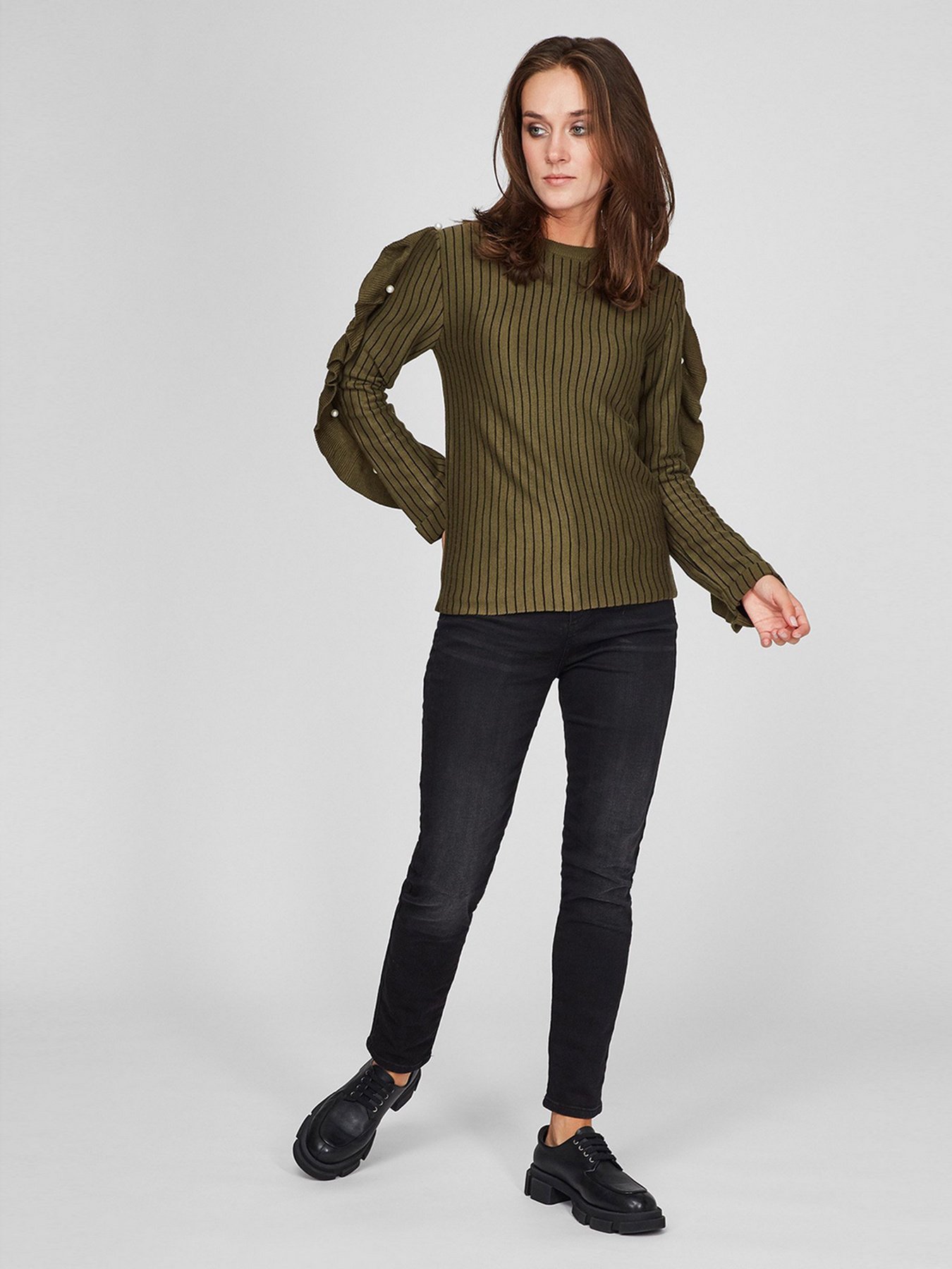 Джемпер Sassofono модель A201-SC-27625, Хакі Фото