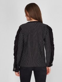 Джемпер Sassofono модель A201-SC-27625, Чорний Фото