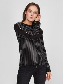 Джемпер Sassofono модель A201-SC-27625, Чорний Фото