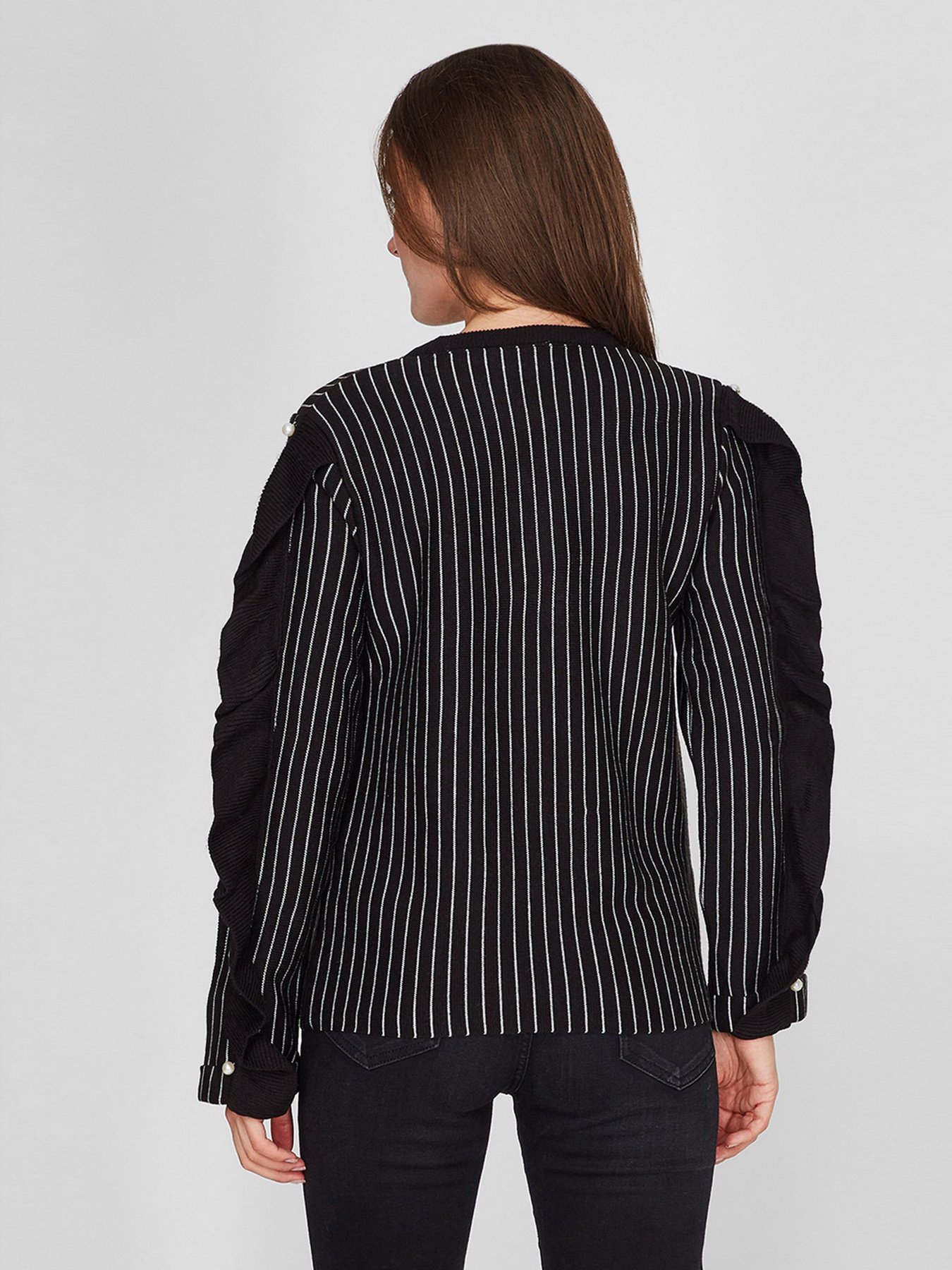 Джемпер Sassofono модель A201-SC-27625, Чорний Фото