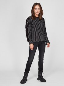 Джемпер Sassofono модель A201-SC-27625, Чорний Фото