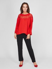 Блуза Sassofono модель A201-SC-907661-1, Червоний Блуза Sassofono модель A201-SC-907661-1, Червоний Фото