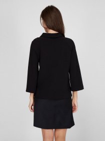 Блуза Sassofono модель A201-SC-907670-2, Чорний Фото