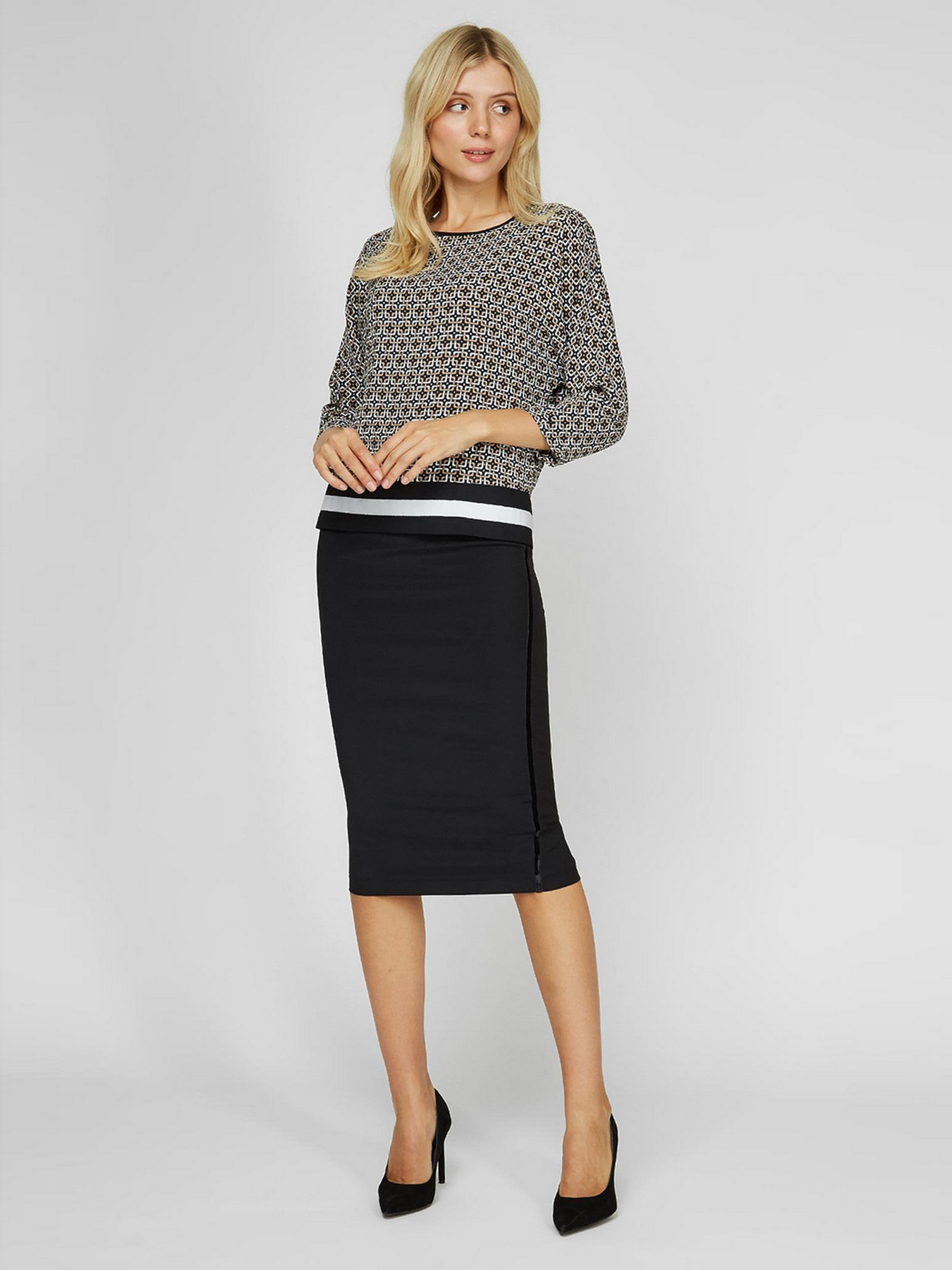 Блуза Sassofono модель A201-SC-927456-2, Капучіно Фото