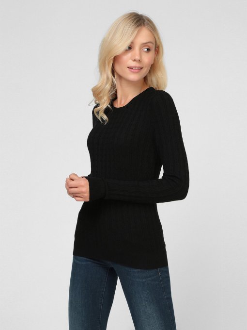 Джемпер Sassofono модель A191-SF-472111, ЧОРНИЙ Фото