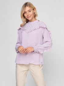 Блуза Sassofono модель A201-SF-173111, ЛІЛОВИЙ Фото