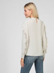 Блуза Sassofono модель A201-SF-173111, Молочний Фото