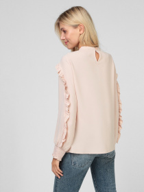 Блуза Sassofono модель A201-SF-173111, ПУДРОВИЙ Фото
