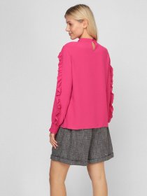 Блуза Sassofono модель A201-SF-173111, ФУКСІЯ Фото