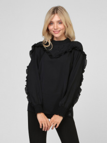 Блуза Sassofono модель A201-SF-173111, Чорний Фото