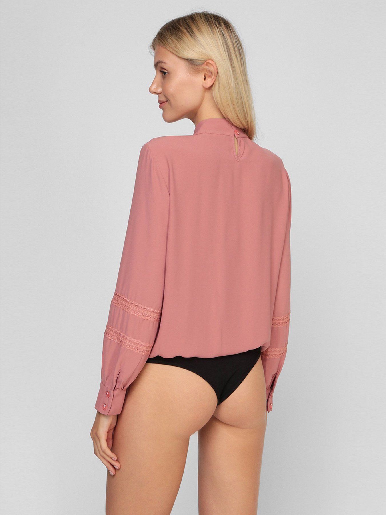 Блуза Sassofono модель A201-SF-203111, Темна-пудра Фото