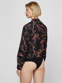 Блуза Sassofono модель A201-SF-203111-1, Чорний Фото