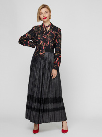 Блуза Sassofono модель A201-SF-203111-1, Чорний Фото