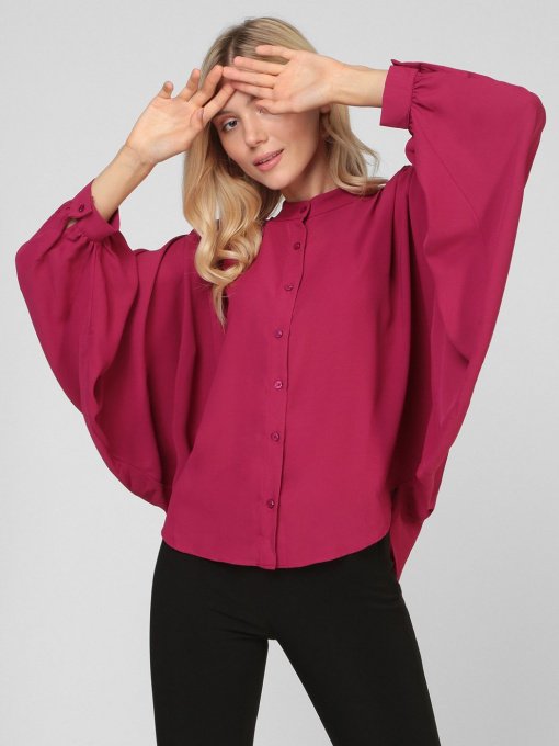 Блуза Sassofono модель A201-SF-205111, ЧЕРВОНИЙ Фото