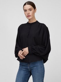Блуза Sassofono модель A201-SF-205111, ЧОРНИЙ Фото