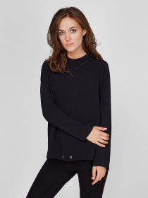 Блуза Sassofono модель A201-SF-205112, ЧОРНИЙ Фото