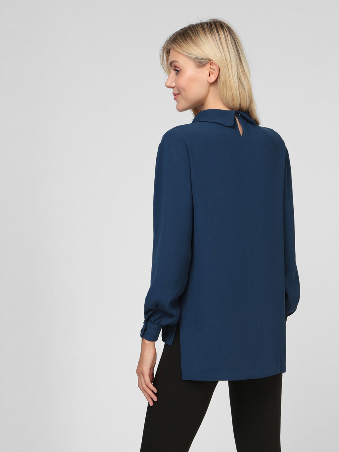 Блуза Sassofono модель A201-SF-217111, ІНДІГО Фото