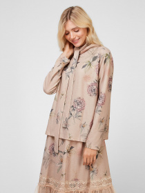 Блуза Sassofono модель A201-SF-253112, БЕЖЕВИЙ Фото