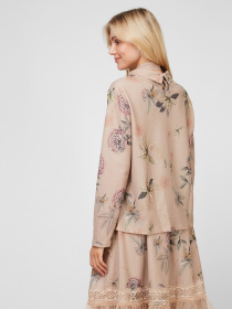Блуза Sassofono модель A201-SF-253112, БЕЖЕВИЙ Фото