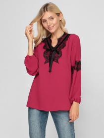 Блуза Sassofono модель A201-SF-273111, ЧЕРВОНИЙ Фото