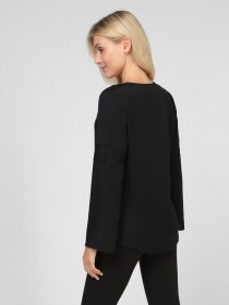 Блуза Sassofono модель A201-SF-284111, ЧОРНИЙ Фото