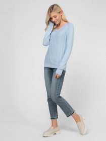 Джемпер Sassofono модель A191-SF-473113, НАСИЧЕНИЙ БЛАКИТНИЙ Фото