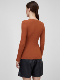 Лонгслив Sassofono модель A201-SF-314112-1, ЦЕГЛЯНИЙ Фото