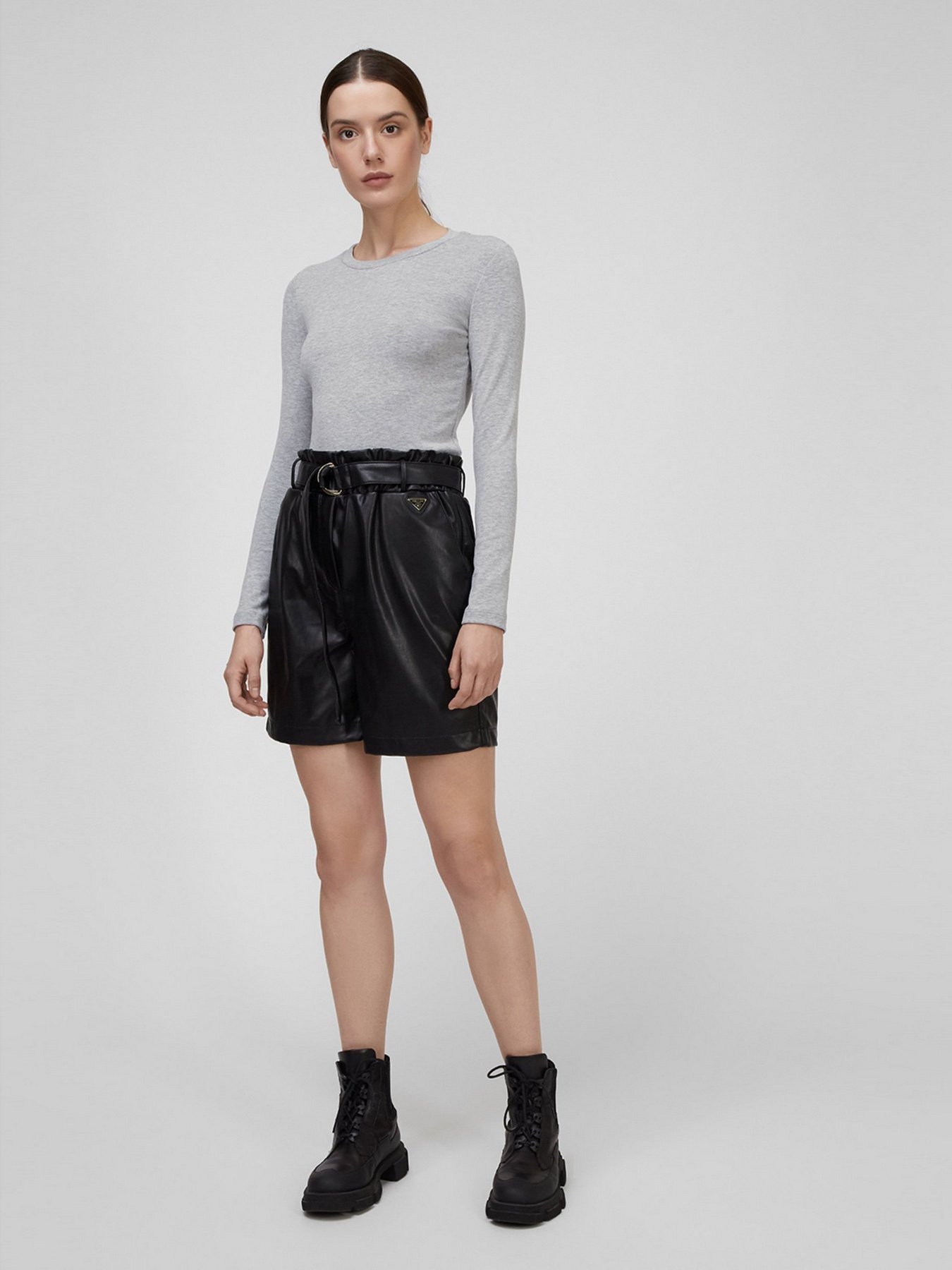 Лонгслив Sassofono модель A201-SF-315112-1, МЕЛАНЖЕВИЙ Фото